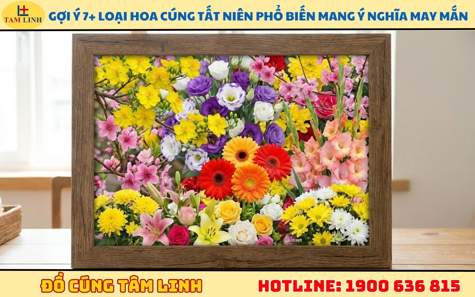 Gợi ý 7+ loại hoa cúng tất niên phổ biến mang ý nghĩa may mắn