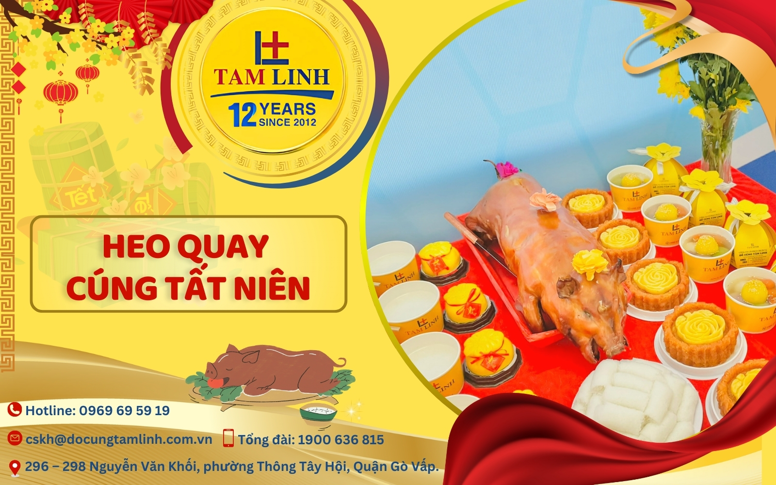 heo quay cúng tất niên