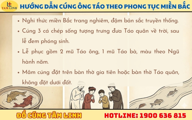 Hướng dẫn cúng ông Táo theo phong tục miền Bắc