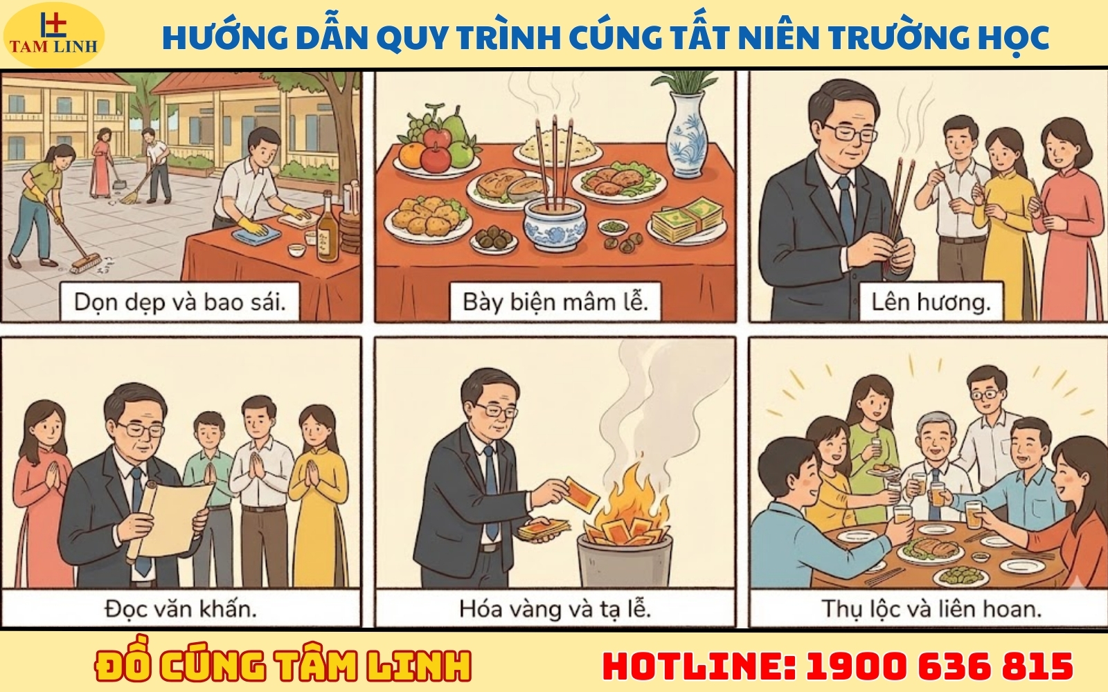 Hướng dẫn quy trình tổ chức lễ tất niên trường học