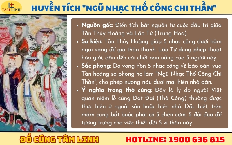 Huyền tích _Ngũ Nhạc Thổ Công Chi Thần