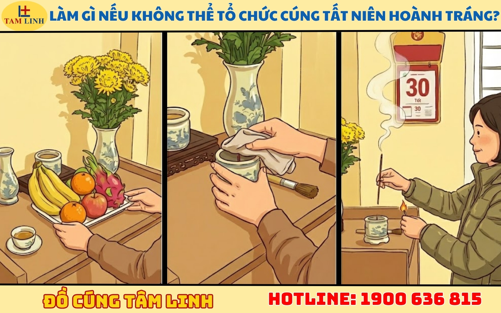 Làm gì nếu không thể tổ chức cúng Tất niên hoành tráng
