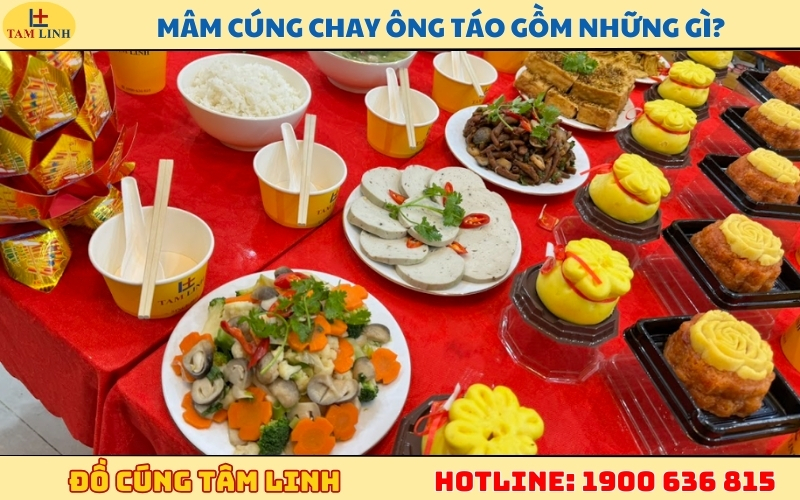 Mâm cúng chay ông Táo gồm gì