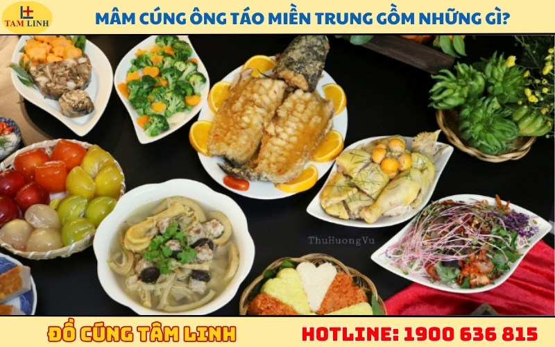 Mâm cúng ông Táo miền Trung gồm những gì