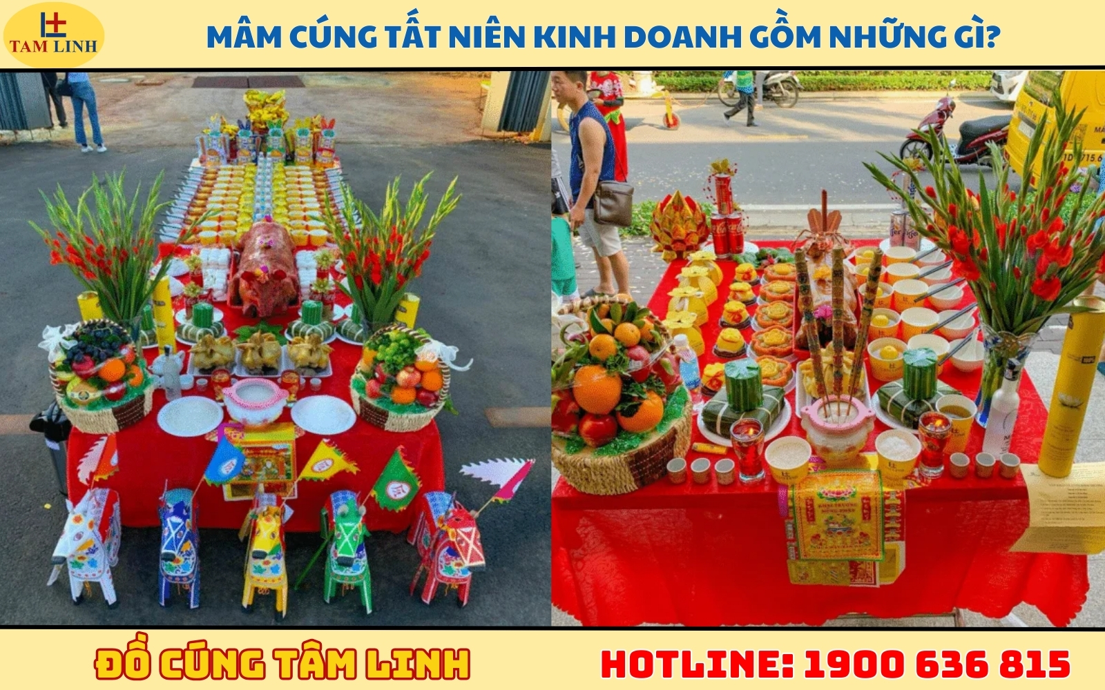 Mâm cúng tất niên kinh doanh gồm những gì