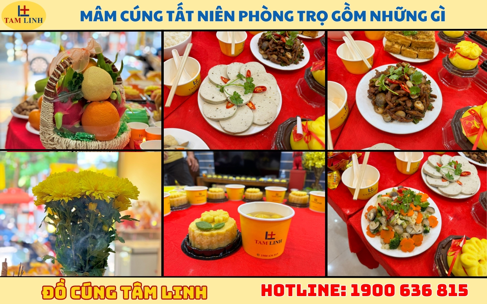 Mâm cúng tất niên phòng trọ gồm những gì