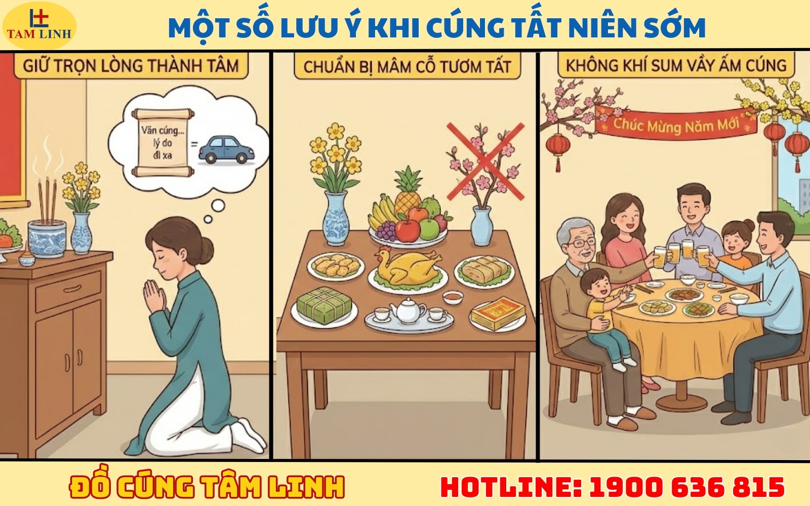 Một số lưu ý khi cúng tất niên sớm