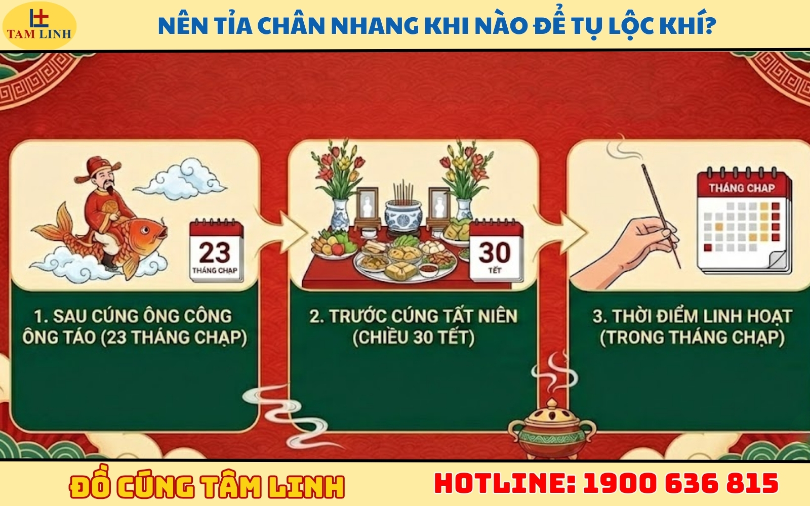 Nên tỉa chân nhang khi nào để tụ lộc khí
