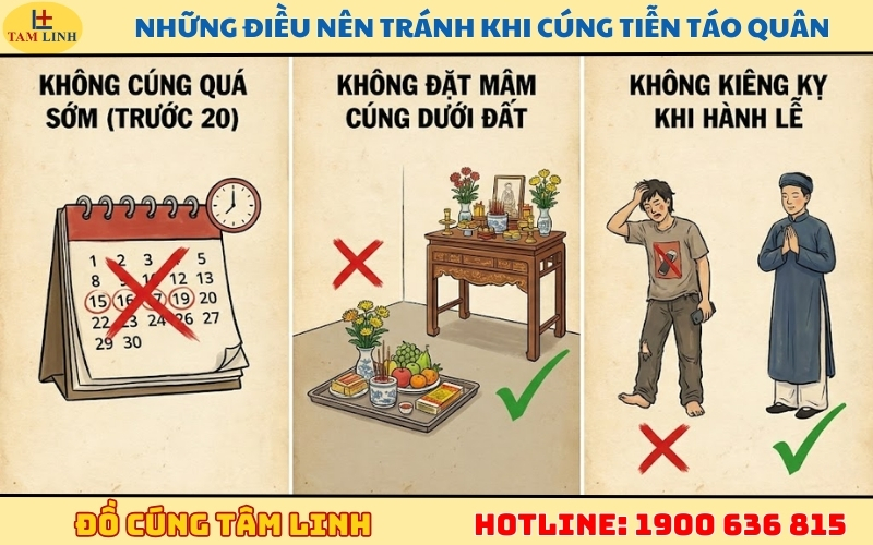 Những điều nên tránh khi cúng tiễn Táo Quân trước ngày 23