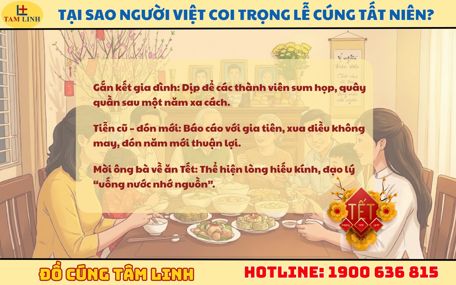 Tại sao người Việt vẫn coi trọng lễ cúng Tất niên