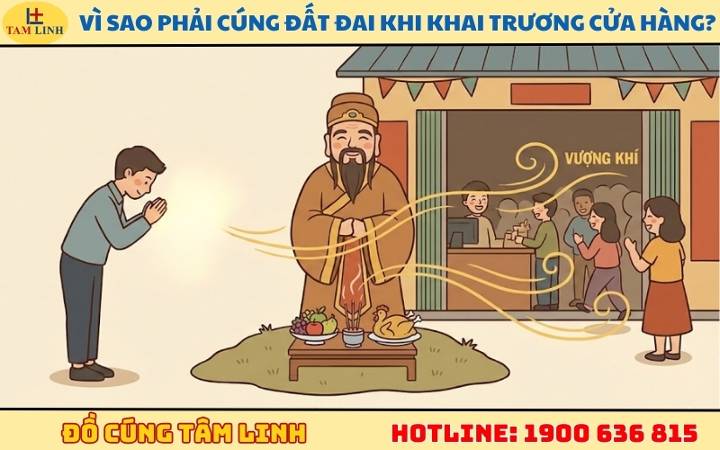 nghi thức cúng đất đai khai trương