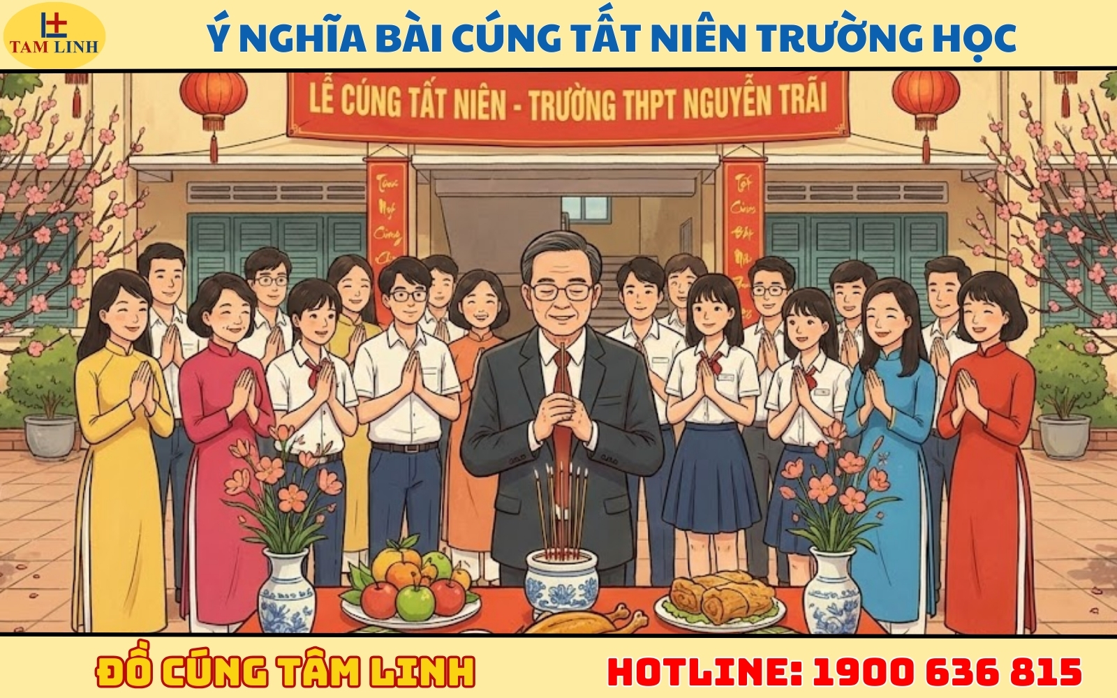 Ý nghĩa bài cúng tất niên trường học