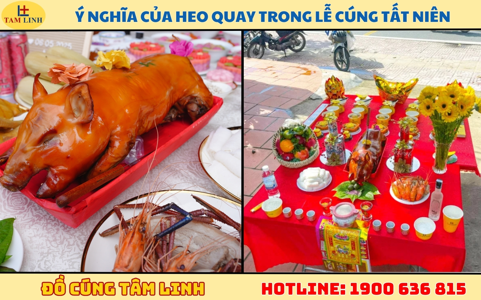 Ý nghĩa của heo quay trong lễ cúng Tất niên