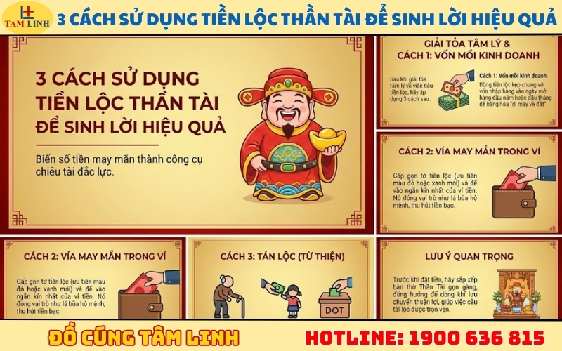 3 Cách sử dụng tiền lộc Thần Tài để sinh lời hiệu quả