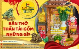 bàn thờ Thần Tài gồm những gì
