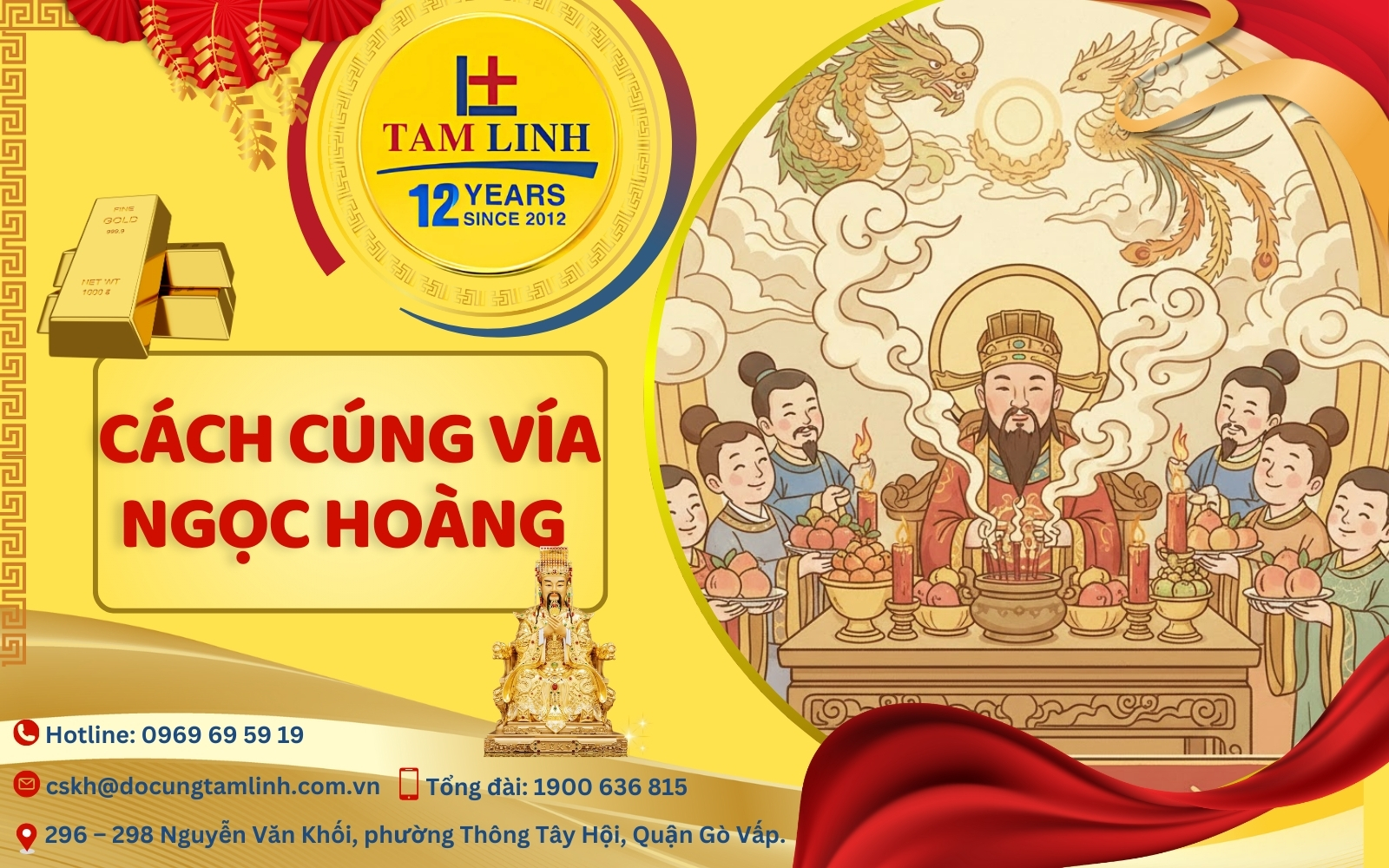 Cách cúng vía Ngọc Hoàng