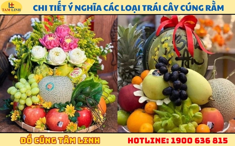 Chi tiết ý nghĩa các loại trái cây cúng rằm