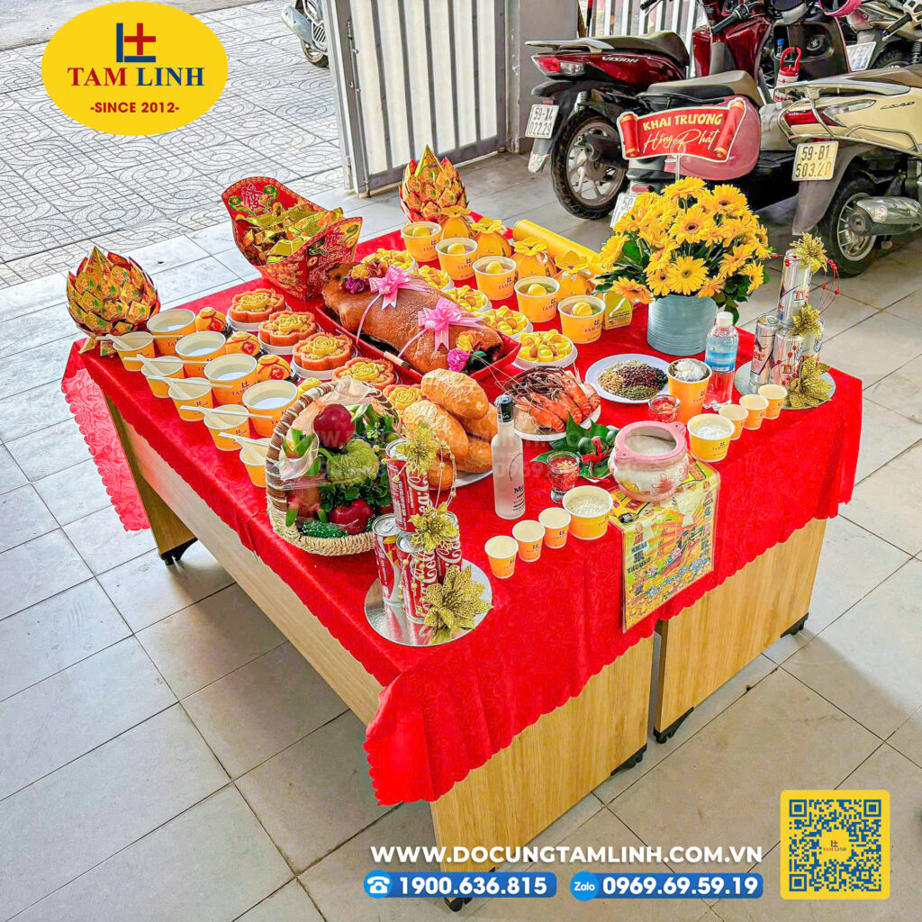 chuan bi mam cung khai truong hong phat