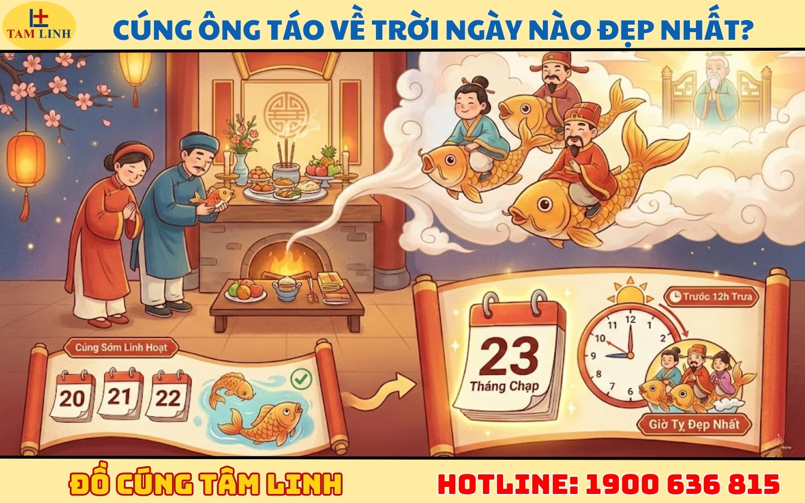 Cúng ông Táo về trời ngày nào đẹp nhất
