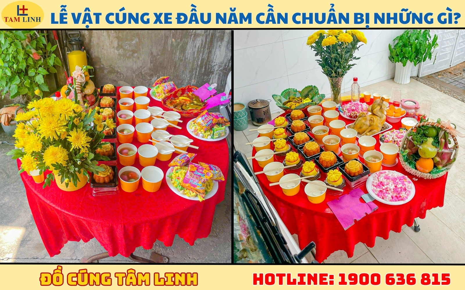 Lễ vật cúng xe đầu năm cần chuẩn bị những gì