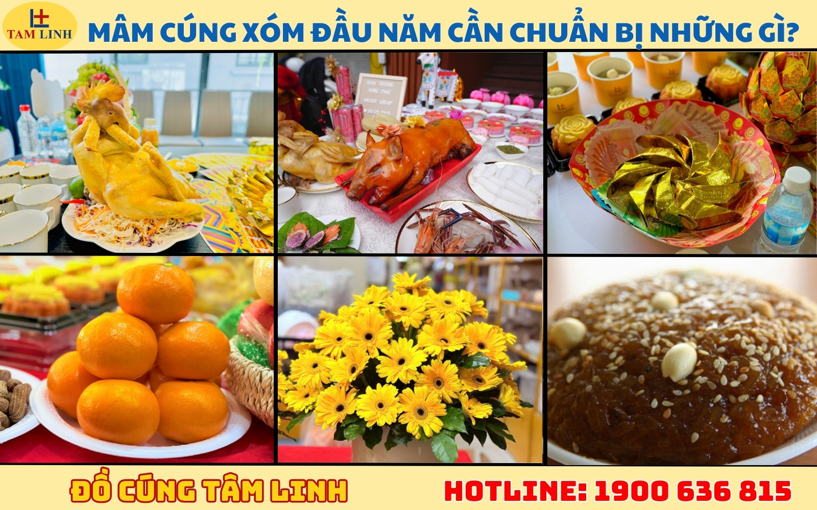 Mâm cúng xóm đầu năm cần chuẩn bị những gì