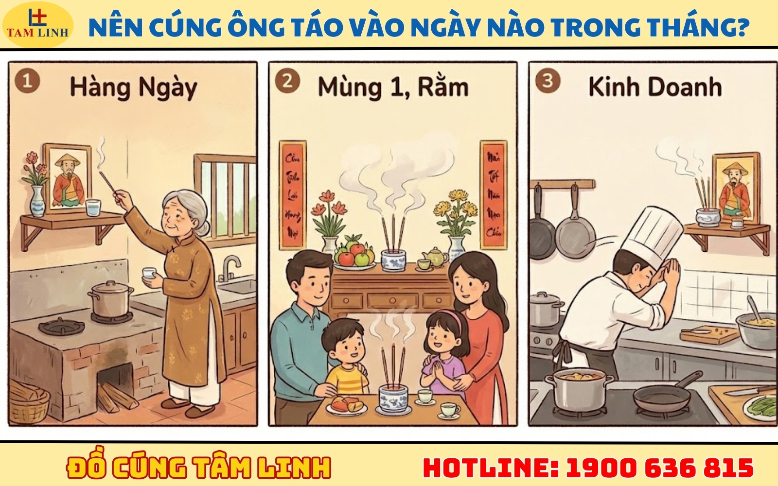 Nên cúng ông Táo vào ngày nào trong tháng