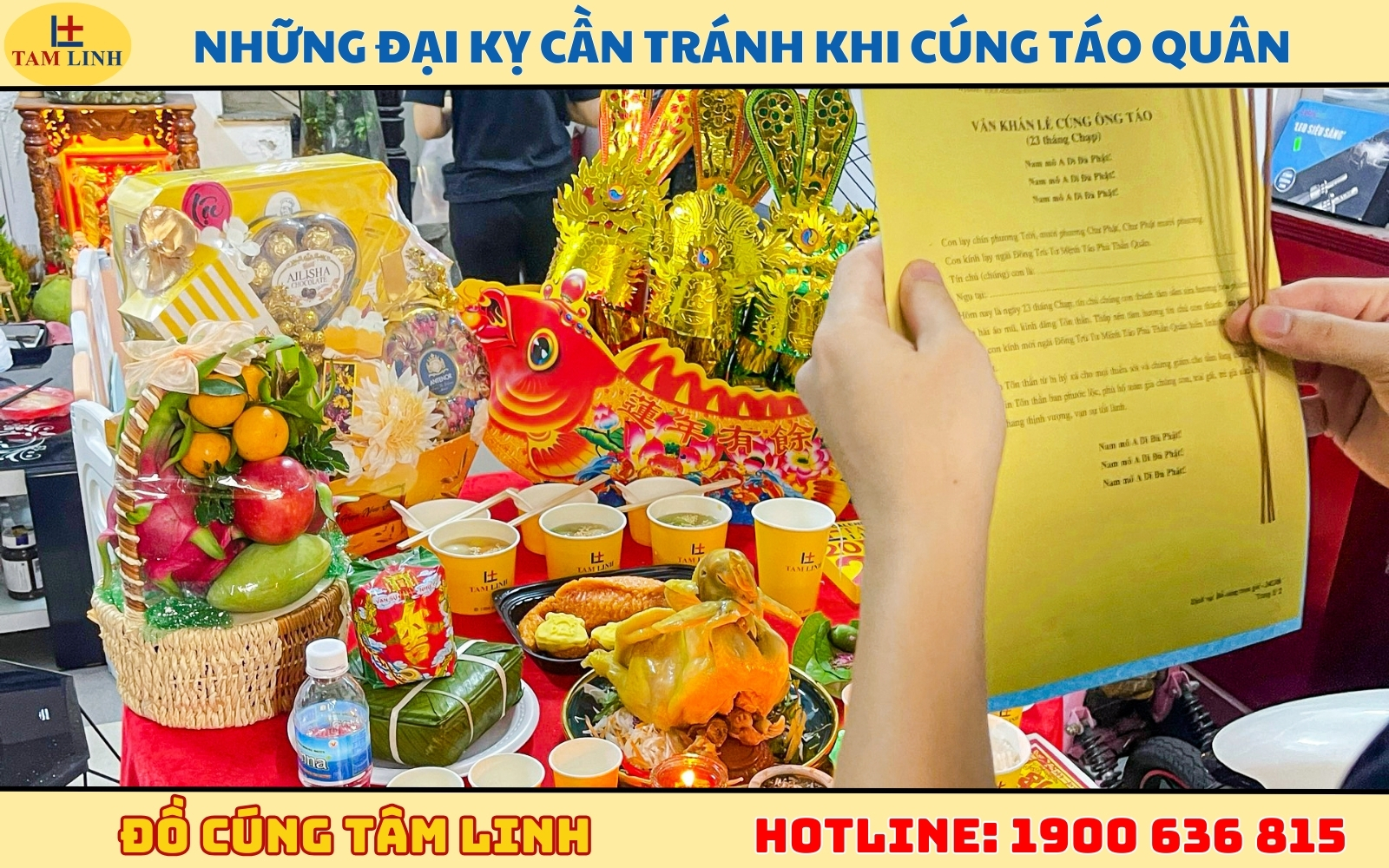 Những đại kỵ cần tránh khi cúng Táo Quân