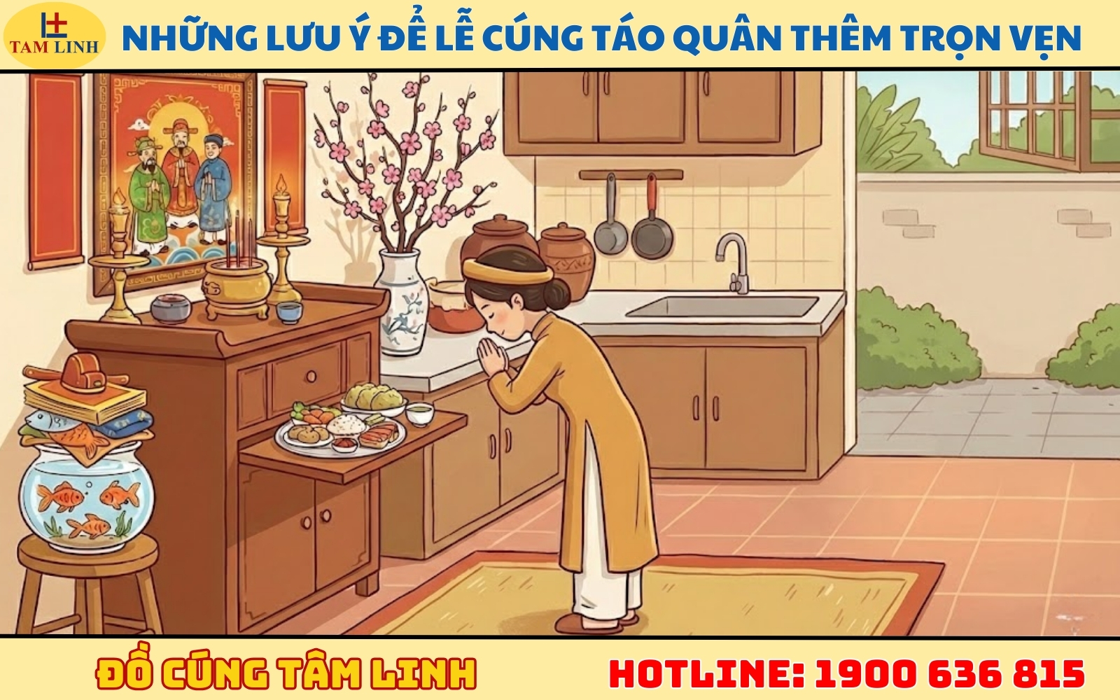 Những lưu ý để lễ cúng Táo Quân thêm trọn vẹn