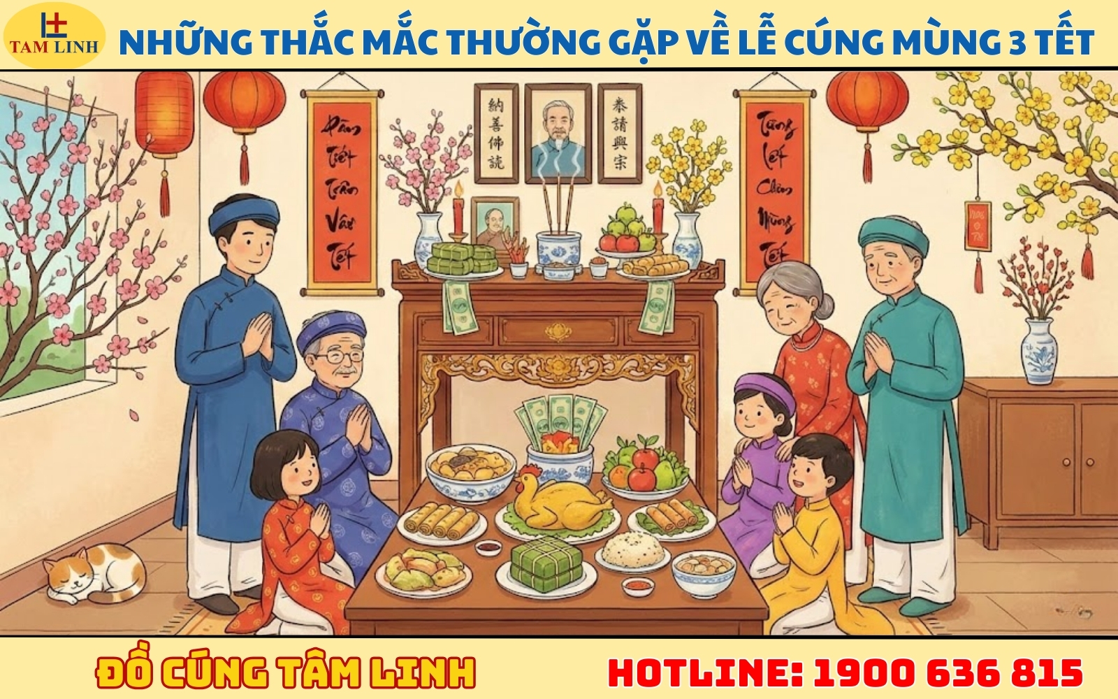 Những thắc mắc thường gặp về lễ cúng mùng 3 Tết
