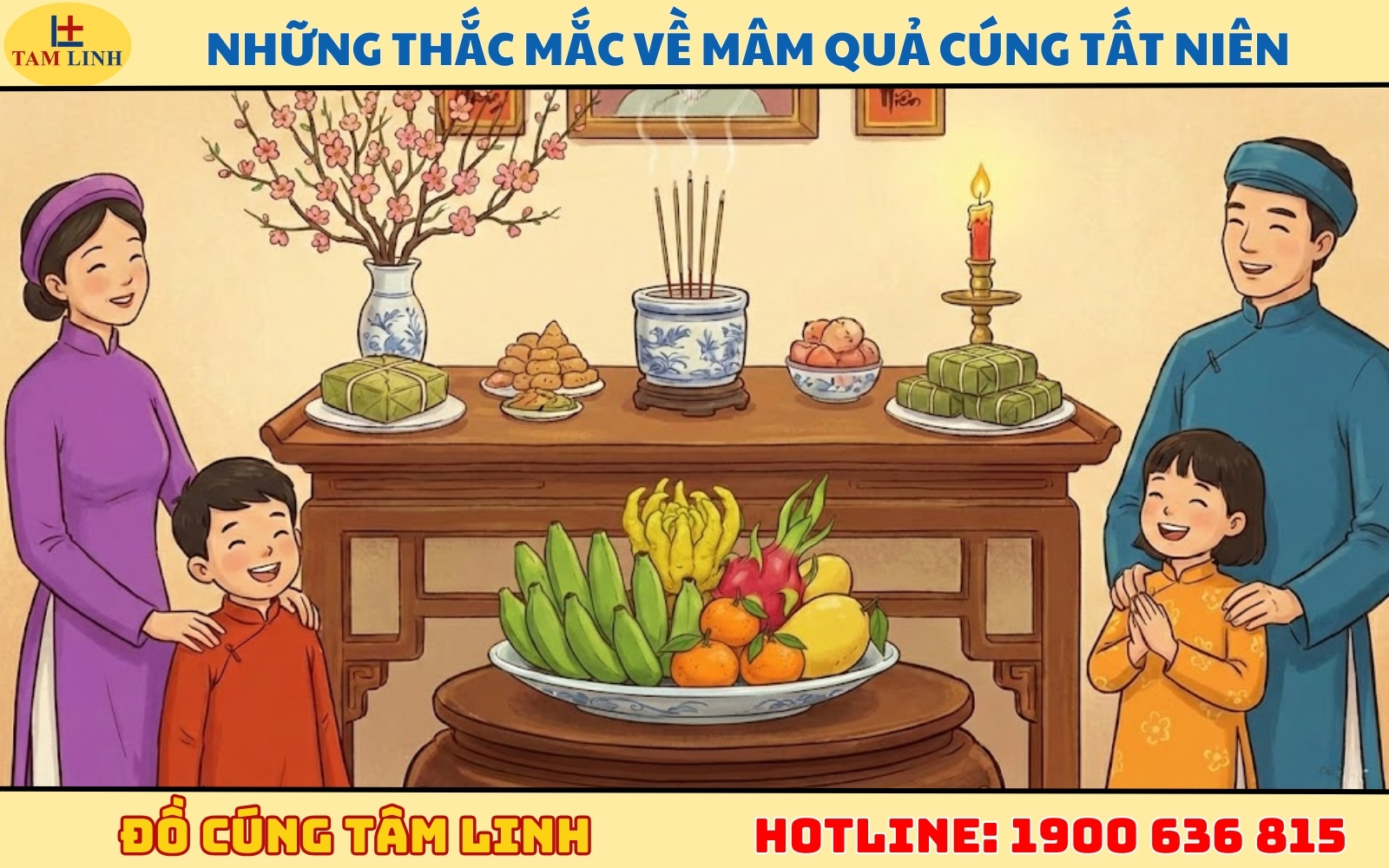 Những thắc mắc thường gặp về mâm quả cúng tất niên