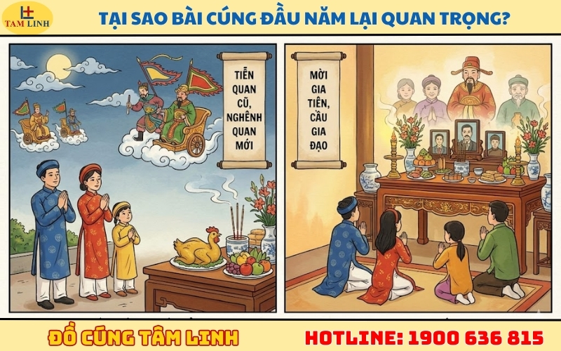 Tại sao bài cúng đầu năm lại quan trọng