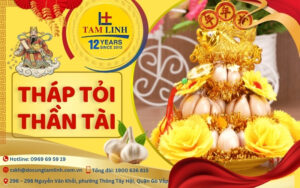 tháp tỏi thần tài