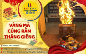 vàng mã cúng rằm tháng giêng
