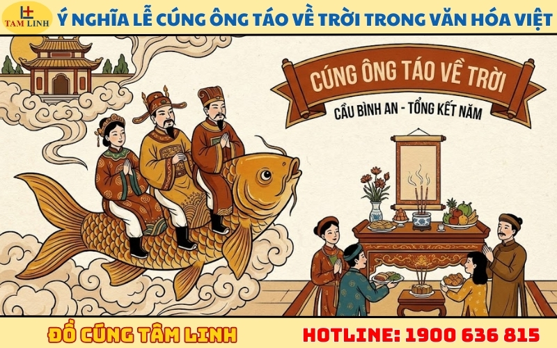 Ý nghĩa lễ cúng ông Táo về trời trong văn hóa Việt