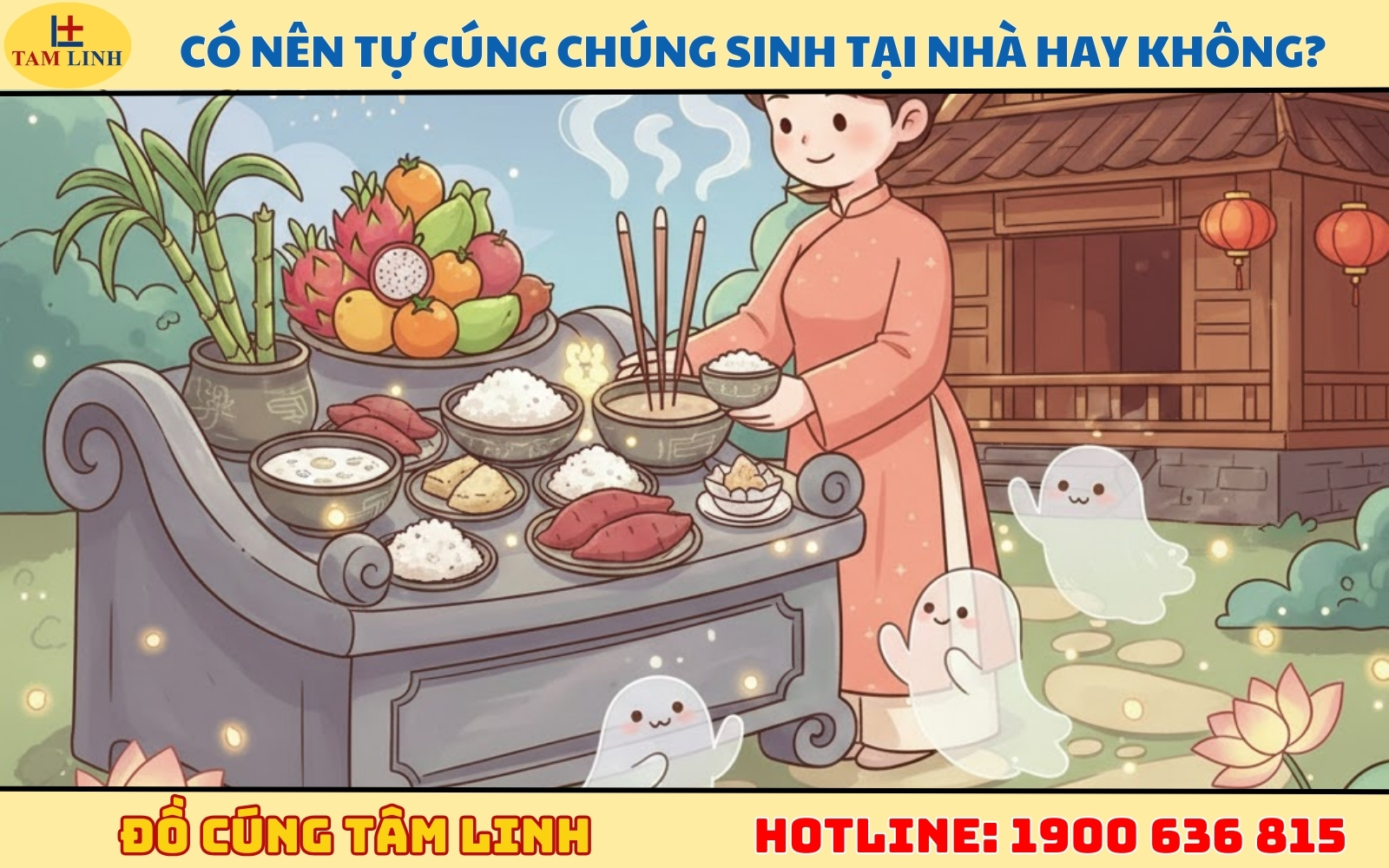 Có nên tự cúng chúng sinh tại nhà hay không