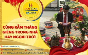 Cúng Rằm tháng Giêng trong nhà hay ngoài trời