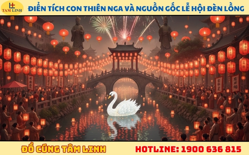 Điển tích con Thiên Nga và nguồn gốc lễ hội đèn lồng