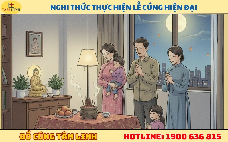 Giá trị nhân văn và nghi thức thực hiện lễ cúng hiện đại