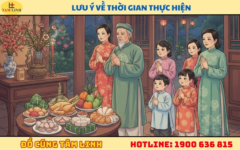 Lưu ý về thời gian thực hiện