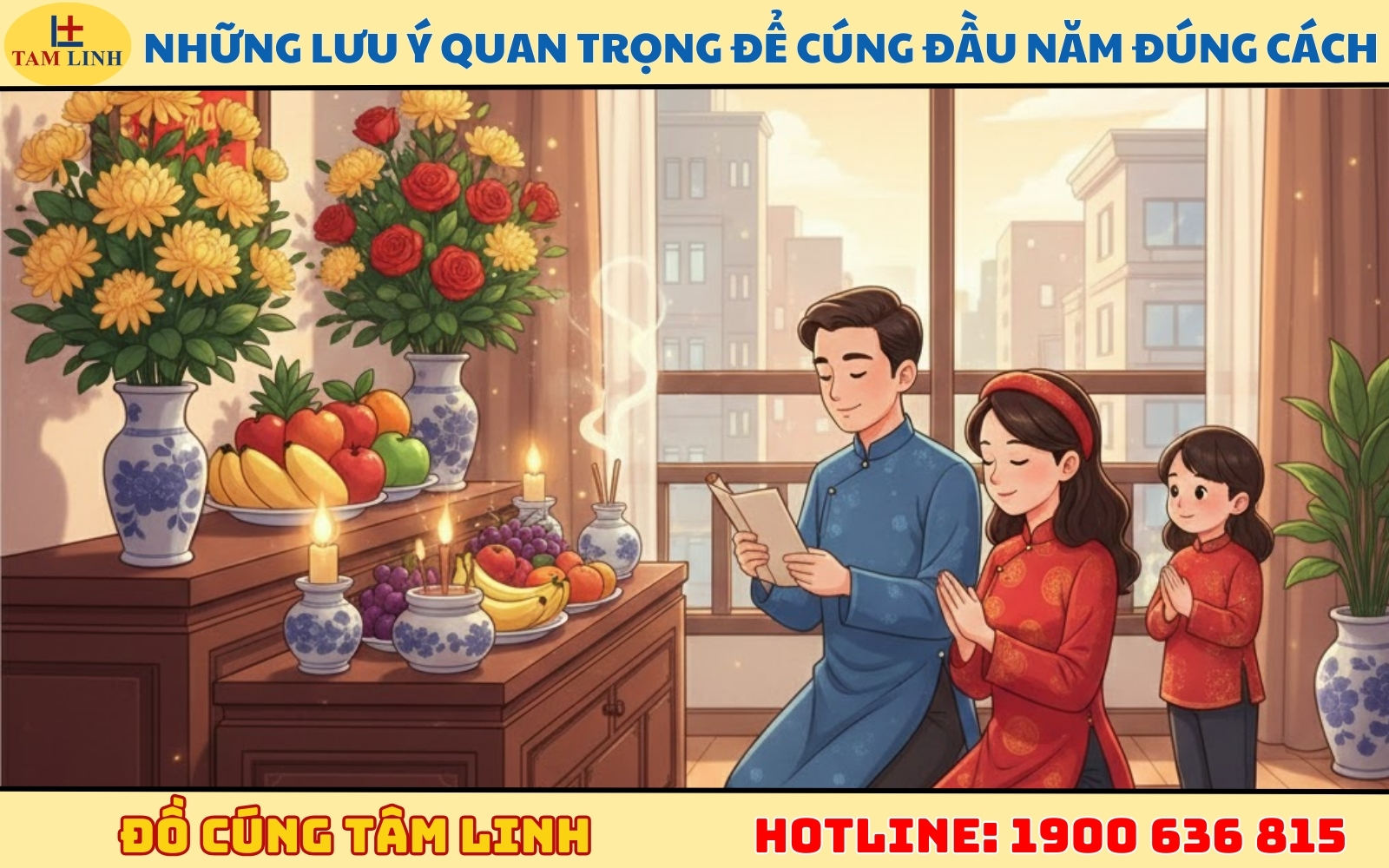 Những lưu ý quan trọng để cúng đầu năm đúng cách