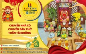Chuyển nhà có chuyển bàn thờ thần tài không