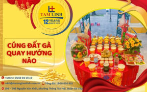 Cúng đất gà quay hướng nào