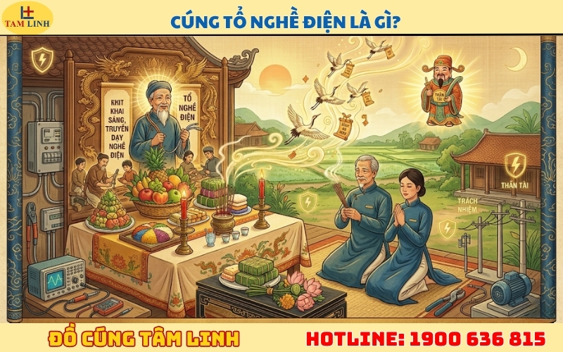 Cúng tổ nghề điện là gì