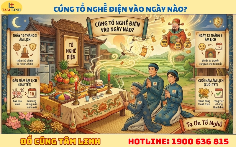 Cúng tổ nghề điện vào ngày nào