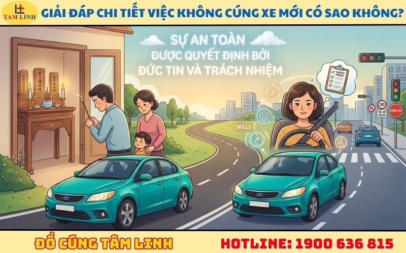 Giải đáp chi tiết việc không cúng xe mới có sao không