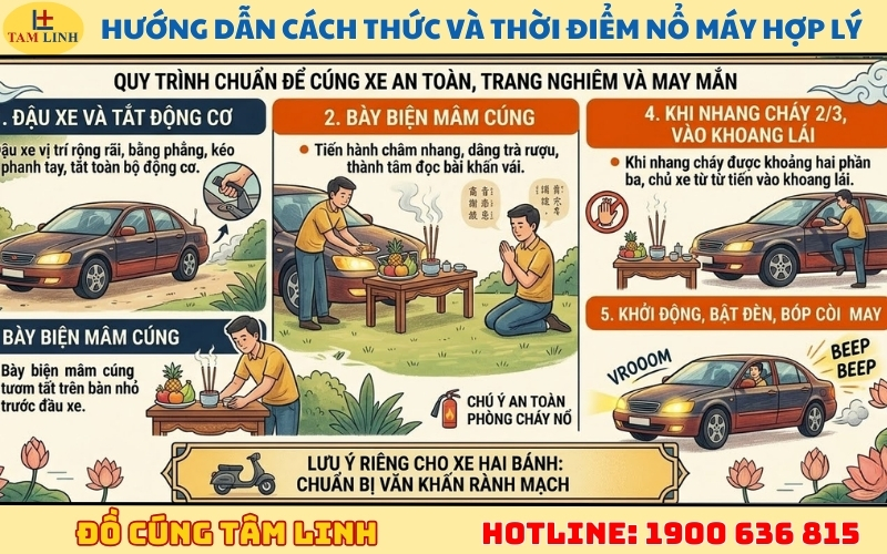 Hướng dẫn cách thức và thời điểm nổ máy hợp lý
