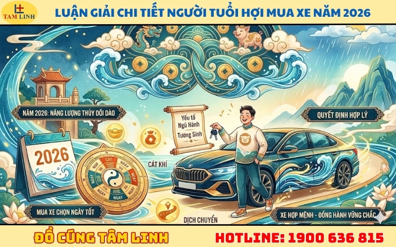 Luận giải chi tiết người tuổi hợi mua xe năm 2026