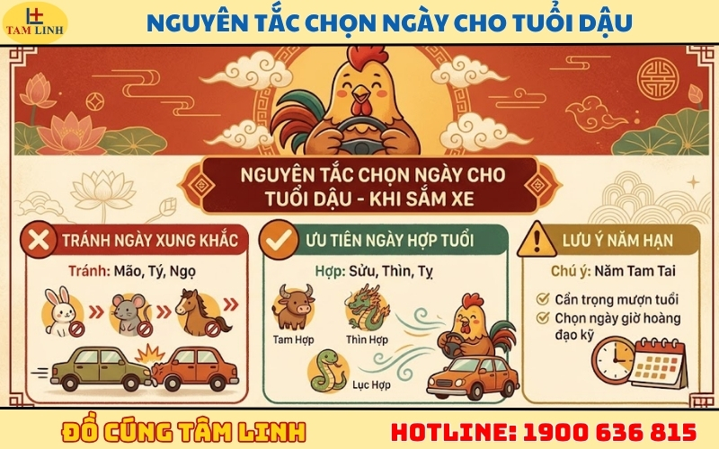 Nguyên tắc chọn ngày cho tuổi Dậu