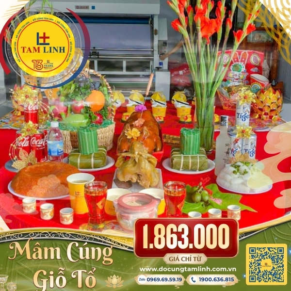 Mâm cúng Giỗ Tổ