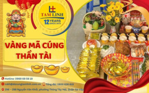 Vàng mã cúng Thần Tài